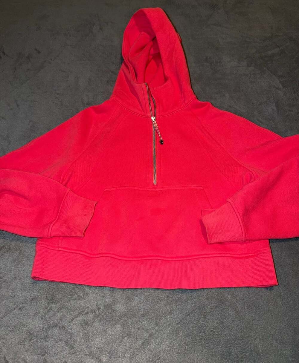 Lululemon Scuba Oversized 1/2 Zip Hoodie Pink
